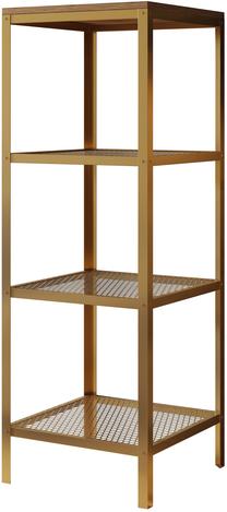 Knygų lentyna ADRK Reli, aukso sp./artisan oak sp., 113.4 cm x 40 cm x 40 cm