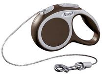Automatinis pavadėlis Flexi Vario Cord XS, ruda sp., 3 m