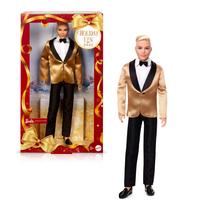 Куклa‑мужчинa Mattel Barbie Signature Holiday, 29 см, золотой цв.