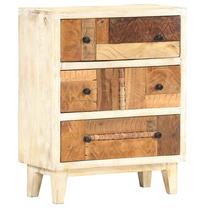 Komoda VLX 286538, ruda/smėlio, 60 cm x 30 cm x 75 cm