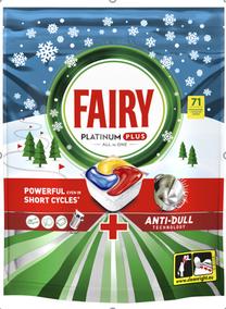 Indaplovių tabletės Fairy PLATINUM + LEMON, 71 vnt.