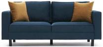 Sofa Hanah Home Kale Velvet Velvet, žalia sp., 91 x 180 cm x 83 cm