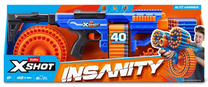 Rotaļu ierocis ar lodēm Zuru X-Shot Insanity Blitz Hammer 36917, 59.5 cm Zila krās./Oranža krās.