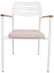 Lauko kėdė Home4you Wales, ruda sp./smėlio ruda sp., 60 cm x 56 cm x 82 cm