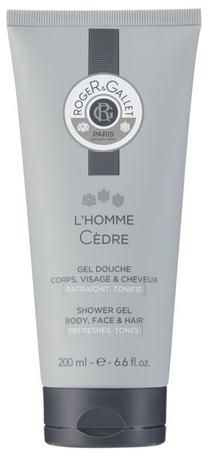 Kūno prausimosi želė vyrams Roger & Gallet L'Homme Cedre, 200 ml