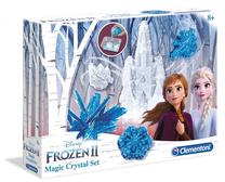 Набор для изготовления гелевых фигур Clementoni Frozen 2 Magic Crystals, синий цв./белый цв.