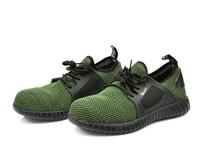 Apsauginiai batai vyrams Geko Nr 10 G90546, be aulo, be pašiltinimo, juoda sp./žalia sp., 42 dydis