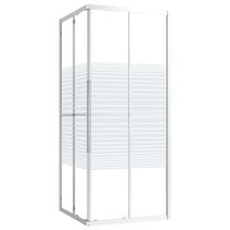 Dušas durvis VLX ESG, 80 cm x 180 cm x 80 cm, caurspīdīga krās./balta krās./aizsargājošs