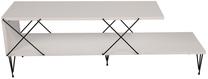 ТВ стол Kalune Design Street, белый цв., 120 см x 30 см x 40 см