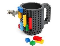 Krūzīte GiftWorld Block Mug, pelēka krās.