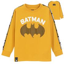 Krekls ar garām piedurknēm, klasisks, bērniem Cool Club Batman LCB2810110, dzeltena krās., 134 cm