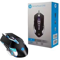 Vadu spēļu pele HP G160, usb type-a, melna krās.