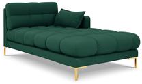 Sofa Micadoni Home Mamaia Chaise Longue, žalia sp., dešininė, 185 x 102 cm x 75 cm