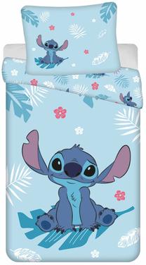 Vaikiškas patalynės užvalkalų komplektas Jerry Fabrics Lilo and Stitch Blue, mėlyna/žydra, 140 x 200 cm