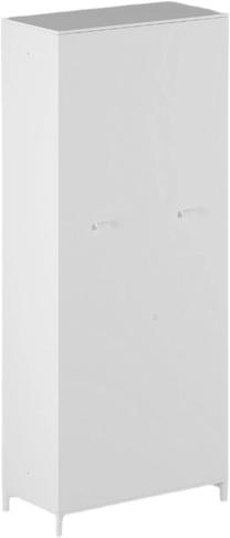 Spintelė Kalune Design HLM-CAB-A001301, balta sp., 80.1 cm x 40.9 cm x 191.4 cm