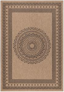 Paklājs āra terasēm Ayyildiz Dhaka Vintage 8714, melns krās./bēša krās., 290 cm x 200 cm