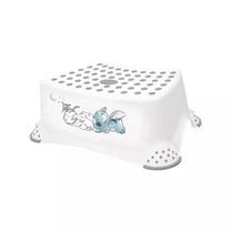 Pakāpiena soliņš Keeeper Tomek Stitch, polipropilēns (pp)/termoplastiskā gumija (tpe), balta krās., 14 cm x 40.5 cm x 28.5 cm