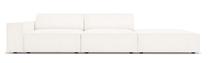 Sofa Micadoni Home Jodie Boucle One Side Open 3 Seats, šviesiai ruda sp., dešininė, 262 x 102 cm x 70 cm