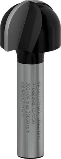 Dvišonė freza Bosch Pro, apvalinimo, 46 mm x 20 mm