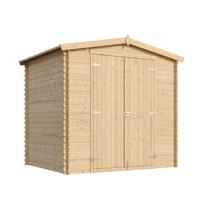Aiakuur, põrandaga Timbela M369C1, 226 cm x 236 cm x 218 cm, pruun v.