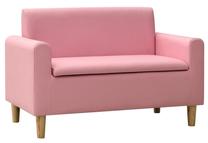 Sofa VLX Children Sofa, rožinė sp., 41.5 x 82.5 cm x 52.5 cm