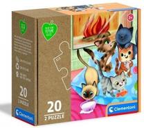 Dėlionė Clementoni Pets, 27 cm x 19 cm, 40 vnt., įvairių spalvų