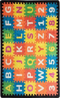 Paklājs Conceptum Hypnose Puzzle 876CHL1037, daudzkrāsaina, 160 cm x 100 cm