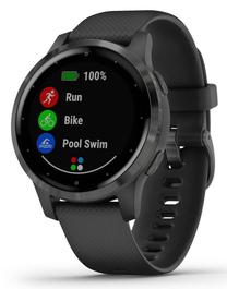 Išmanusis laikrodis Garmin Vivoactive 4S, juoda sp. Prekė su pažeista pakuote.