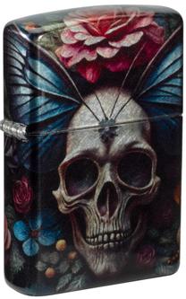 Žiebtuvėlis Zippo 46848 Butterfly Skull Design, įvairių spalvų