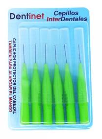 Tarpdančių šepetėlis Dentinet Interdental Ultra Fine, žalia sp.