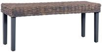 Āra sols VLX Natural Kubu Rattan 285789, brūna krās./pelēka krās., 35 cm x 110 cm x 45 cm