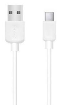 Kabelis Nafumi Nafumi NFM-003 USB Type-C, USB, 1 m, balta krās.