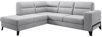Kampinė sofa Cassara Sola 4, pilka sp., kairinė, 237 x 277 cm x 100 cm