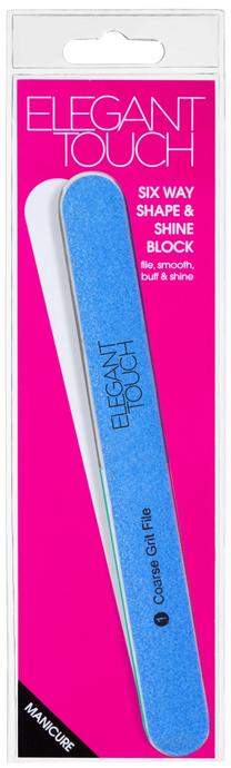 Nagu vīlīte Elegant Touch 6 Way Shape & Shine Block