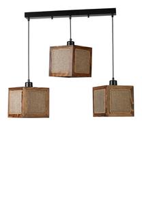Valgusti rippuv Opviq Chandelier Kumsal 8702-5, E27, pruun v. / must v.