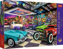 Пазл Trefl Tea Time Car Collectors Garage 10845, 48 см x 68 см, 1000 шт., многоцветный