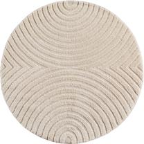 Kilimas vidaus Art 3D 1122, kreminė sp., 160 cm x 160 cm