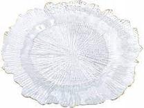 Dekoratyvinė lėkštė Mondex Blanche Decorative, 33 cm x 33 cm