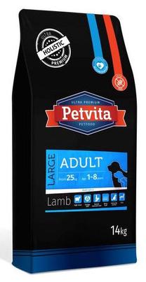 Sausas šunų maistas Petvita, ėriena/kalakutiena, 14 kg