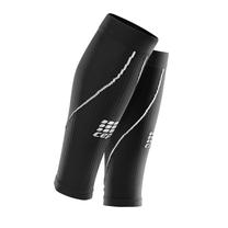 Sporta zeķes CEP Man's Calf Sleeves 2.0, melna krās./pelēka krās., 39-44 cm