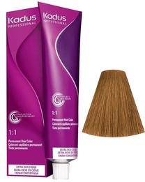 Kраска для волос Kadus Professional Permanent Color, medium blonde brown gold цв., 7/73, 60 мл