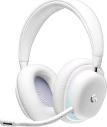 Belaidės žaidimų ausinės Logitech G735, balta sp.