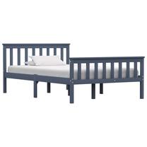 Lova viengulė VLX Solid Pinewood, 120 x 200 cm, medžio sp., be čiužinio, su grotelėmis