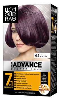 Matu krāsa Llongueras Color Advance, burgundy krās., 4.2, 125 ml