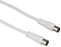 Kabelis Hama Antenna cable 90dB Coax Female, Coax male, 10 m, balta krās.