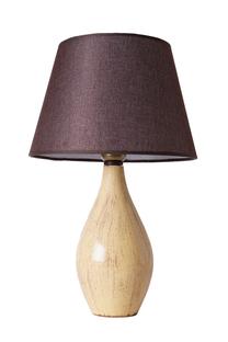 Galda stāvlampas Opviq YL581, E27, 60W, brūna krās./krēmkrāsa krās.