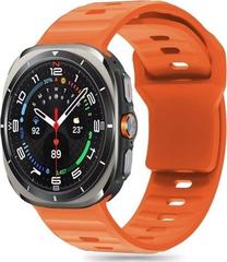 Dirželis Tech-Protect Silicone, Samsung Galaxy Watch Ultra (47mm), oranžinė sp.