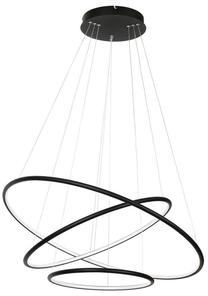 Valgusti rippuv Milagro Ring Orion ML509, LED, 3000 °K, 3 x 99 W, must v. / must v.