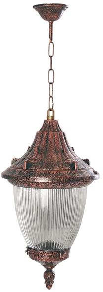Lauko pakabinamas šviestuvas Opviq BFE-68186-BKR-M3, 60W, E27, IP65, ruda sp., 26 cm x 70 cm