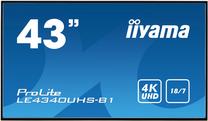 Monitors Iiyama Prolite LE4340UHS-B1, AMVA, 60 Hz, 42.5"